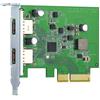 QNAP QXP-10G2U3A scheda di interfaccia e adattatore Interno USB 3.2 Gen 2 (3.1 Gen 2)