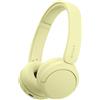 Sony WHCH520Y.CE7 cuffia e auricolare Wireless A Padiglione Musica e Chiamate USB tipo-C Bluetooth Giallo
