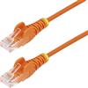 StarTech.com Cavo Ethernet CAT6 Arancionene da 3m Patch UTP con Plug RJ45 Antigroviglio e Rilievi di Trazione, Cavo Lan Slim in