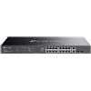TP-Link Omada ES220GMP switch di rete Gestito L2 Gigabit Ethernet (10/100/1000) Supporto Power over Ethernet (PoE) Nero