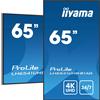 iiyama LH6541UHS-B1AG visualizzatore di messaggi 163,8 cm (64.5) LCD 500 cd/m² 4K Ultra HD Nero 24/7