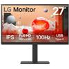 LG 27BA650-B Monitor PC 68,6 cm (27) 1920 x 1080 Pixel Full HD LCD Nero