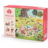 Puzzle 4 stagioni (4 x 12 pezzi) Moulin Roty