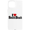 LOVE OF SOUTH BEACH HEART MIAMI FLORIDA Custodia per iPhone 15 I LOVE HEART SOUTH BEACH SOBE MIAMI BEACH FLORIDA