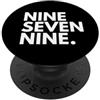 Area Code Tees NINE SEVEN NINE Codice area 979 College Station TX Texas Stati Uniti d'America PopSockets PopGrip Adesivo