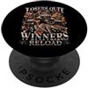Losers Quit Winners Reload Slot Machine I perdenti lasciano i vincitori ricaricano il casinò della slot machine PopSockets PopGrip Adesivo