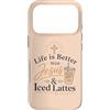 Coffee And Jesus Custodia per iPhone 17 Pro Gesù Latte ghiacciato Christian Coffee Lover Faith