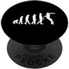 Javelin / Javelin Throwers Funny Athleti Javelin Evolution Of Humanity/Divertente lanciatore di giavellotto design PopSockets PopGrip Adesivo