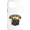 Jimbeels Custodia per iPhone 16 Pro Max FADE TOOLS READY Attrezzi Barbiere