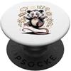 Opossums Opossum Lover Gifts Overstimulated Opossum Possum Lover Meme Feral PopSockets PopGrip Adesivo