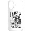 Grandio Design Beer & Alcohol Lover Drin Custodia per iPhone 17 Funny Beer Lover I Make Pour Decisions Hands - Bottiglia da pinta