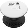 Divertente giocatore di Korfball Korf sq Just Score Korfball Divertente regalo per la squadra PopSockets PopGrip Adesivo