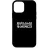 La vida es mejor con humor Custodia per iPhone 12 mini Aquí el calor on te achicharra, te carameliza