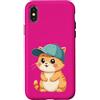 MaPaNoLi Design Custodia per iPhone X/XS Gatto con cappuccio divertente gattino carino amante dei gatti