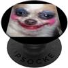 Dog Meme Fun Cute Humor Art (Chihuahua) Divertente Chihuahua Brutto Trucco Viso Sfocato Meme PopSockets PopGrip Adesivo
