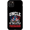 Uncle of the Little Firecracker Family F Custodia per iPhone 11 Pro Max Zio del piccolo petardo 4 luglio Divertimento