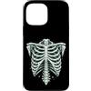 Skeleton Rib Cage Halloween Anatomy Goth Custodia per iPhone 13 Pro Max Gabbia toracica vintage scheletro Halloween Gothic Anatomy Art