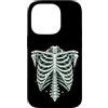 Skeleton Rib Cage Halloween Anatomy Goth Custodia per iPhone 14 Pro Gabbia toracica vintage scheletro Halloween Gothic Anatomy Art