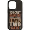 Dont Tell Me Mood Custodia per iPhone 13 Pro Divertente gatto amante citazione due gatti felino umorismo sarcastico
