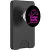 Western Heritage Girls Co Cowgirl forte rosa cappello western country silhouette grafica PopSockets PopWallet per MagSafe