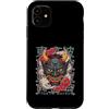 Japanese Oni Mask Aesthetic By TOKYO WAV Custodia per iPhone 11 Hannya Oni Mask Devil Yokai - Maschera giapponese con tatuaggio demone