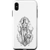 Wholesome Sketch Co Custodia per iPhone XS Max Artemide Dea Greca Caccia alla Luna Cervo Mitologia Opera d'arte