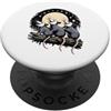 Opossums Opossum Lover Gifts Three Opossums Howling at the Moon Possum Lover PopSockets PopGrip Adesivo