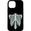 Skeleton Rib Cage Halloween Anatomy Goth Custodia per iPhone 15 Gabbia toracica vintage scheletro Halloween Gothic Anatomy Art