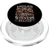 Losers Quit Winners Reload Slot Machine I perdenti lasciano i vincitori ricaricano il casinò della slot machine PopSockets PopGrip per MagSafe