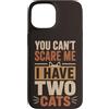 Dont Tell Me Mood Custodia per iPhone 15 Divertente gatto amante citazione due gatti felino umorismo sarcastico