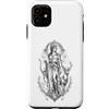 Wholesome Sketch Co Custodia per iPhone 11 Artemide Dea Greca Caccia alla Luna Cervo Mitologia Opera d'arte