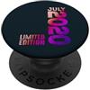 Birth Since Month Of July Retro Vintage Anno 2020 Mese Di Luglio 2020 Retro 2020 Vintage 2020 PopSockets PopGrip Adesivo