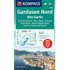Kompass Carta escursionistica Kom 659. Gardasee Nord / Alto Garda, Riva del Garda, Arco, Fiavé, Torbole, Malcesine, Monte Baldo Nord, Ledro, Limone sul Garda
