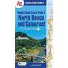 A-Z Maps South West Coast Path 1 - North Devon & Somerset: with Ordnance Survey mapping