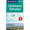 KOMPASS Wanderkarte 792 Chiemsee, Simssee 1:25.000: 3in1 Wanderkarte, mit Aktiv Guide inklusive Karte zur offline Verwendung in der KOMPASS-App. Fahrradfahren. Langlaufen.