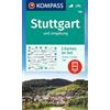 Kompass Karten GmbH KOMPASS Wanderkarten-Set 780 Stuttgart und Umgebung (2 Karten) 1:50.000: inklusive Karte zur offline Verwendung in der KOMPASS-App. Fahrradfahren.