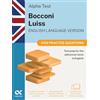 Alpha Test Bocconi Luiss English version 2026-2027. 2100 practice questions. Test prep for the admission tests in English. With online simulator