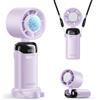 KIMMOO Ventilatore portatile portatile con refrigeratore per ghiaccio, potente 21000 giri/min, velocità (1-199), fino a 14 ore di raffreddamento, ventilatore personale ricaricabile, piccoli