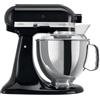 Kitchenaid Planetaria - Artisan - Robot da Cucina con testa inclinabile e 7 accessori - 4.8 L - Impastatrice - Color Nero onice