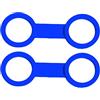 RNXRZANK Set di 2 per Boccaglio da 10 Cm per Immersioni Subacquee - Materiale in Silicone, Blu