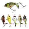 Generic XILILHC 6 Pz/Lotto Topwater Richiamo di Pesca 75mm 17g Popper Artificiale Esca Dura Coda Rotante Pesca A Traina Attrezzatura da Pesca
