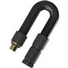 Msioytog Pompa d ' per bicicletta Tubo prolunga Tubo per bicicletta Connettore per gonfiaggio pneumatici per biciclette e pompe per bici elettriche Adattatore per gonfiaggio pneumatici per bici facile da