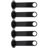 GRIRIW Porta Coni per Disco da Allenamento Calcio 5 Unitá Nero in Pp Leggero e Portatile Attrezzatura Calcio Decor e Allenamento
