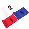 TOYANDONA 3 Pezzi Bandiera per Golf da Putting in Nailon Leggero ad Alta Visibilità per Asta da Putting, per Esercizi Indoor e Allenamento Golf per Principianti e Avanzati