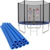 Generisch Copertura in schiuma per aste del trampolino da 40 cm, copertura in schiuma per tubo rotondo impermeabile, copertura a molla per trampolino, di ricambio per l'imbottitura del paraurti