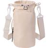 Monozoz Borsa porta bottiglie d'acqua - borsa termica con coulisse, borsa portatile per bottiglia d'acqua, borsa a tracolla - per campeggio, pesca, picnic, spiaggia, corsa, sport, zaino in