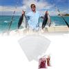 BAOSROY Sacchetti PVA,120pcs Sacchetti PVA Solubile Carpa,Sacchetti per Pesca Alla Carpa,Sacchetti PVA Carpfishing,Borsa per Esche in PVA,Accessori per Attrezzatura da Pesca,per Pesca con Esche Solide