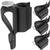 Tofficu Clip per Mazze da Golf 4 Unitá in ABS Nero, Morsetto Pratico e Comodo da Trasportare per Supporto Putter, per Casa e Campo da Golf