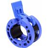 BAFOVY Clip per Morsetto per Collare per Bilanciere da 50 Mm, Clip in Plastica con Bloccaggio a Molla per Sollevamento Pesi Powerlifting con Installazione con Una Sola Mano per Bi (Blue)