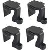 Generico Clip per parabordi per pontone - Supporto per binario di attracco sicuro, gancio di regolazione per boa in ABS resistente, kit di hardware marino in pezzi + design a rimozione rapida,